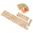 thumbnail image 2 of Juguete de aprendizaje de hechizos, rompecabezas educativo de letras del alfabeto, tarjetas de palabras, rompecabezas a juego, 2 of 9