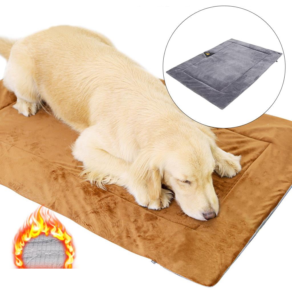 Bvdfgk Comfortable Dog Bed Mat Blanket Pad Pet Crate Cushion Cat Puppy Sleeping Pad Non Gray XL