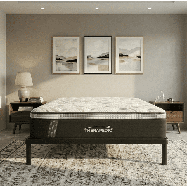 Colchón King Size Therapedic | Centurion Espuma Carbón | 33 cm de Altura
