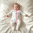 thumbnail image 5 of JUMEYU Cute Baby Girl Clothes Long Sleeve Baby Girl Clothes Jumpsuit for Baby One-Piece Romper 0 3 6 9 12 18 Months (Hot Pink,9-12 Months), 5 of 5