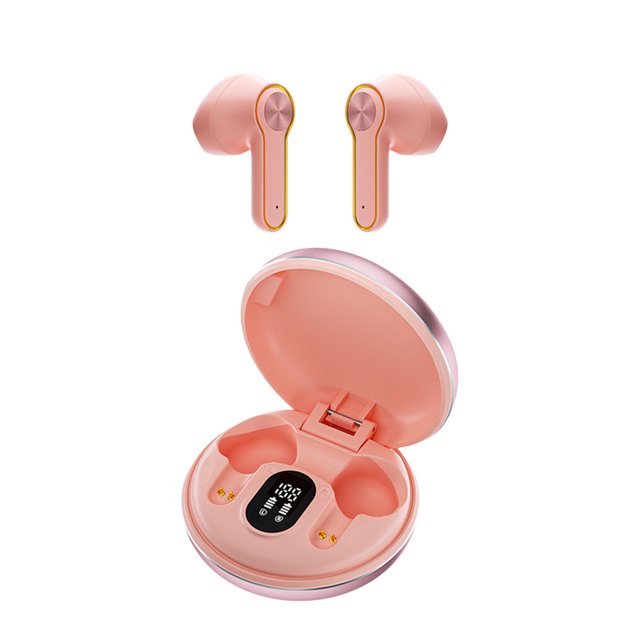Auricular inalámbrico Bluetooth Compartimiento de carga de metal Diseño compacto y elegante, pantalla digital