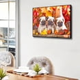 thumbnail image 3 of Cuadros Decorativos 5D DIY Diamond Painting Kit Three Pugs Full Square Drill Wall Art (30x40CM) DQrwqpou Nuevos Originales, 3 of 8