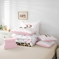 thumbnail image 6 of Castle Fairy Personalized Initial R 7-Piece Full Bedding Set for Kids Teens, 6 of 8