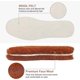 thumbnail image 3 of Winter Warm Insoles, Thick Warm Fluffy Fleece Insoles (6uk), 1 Pair, 3 of 4