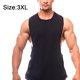 thumbnail image 2 of Camiseta deportiva para hombre, camiseta sin mangas, camiseta muscular para gimnasio, camiseta sin mangas para culturismo y Fitness, 2 of 6