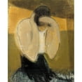 thumbnail image 3 of Helene Schjerfbeck 20x24 Black Modern Framed Museum Art Print Titled - The Gipsy Woman (1919), 3 of 5