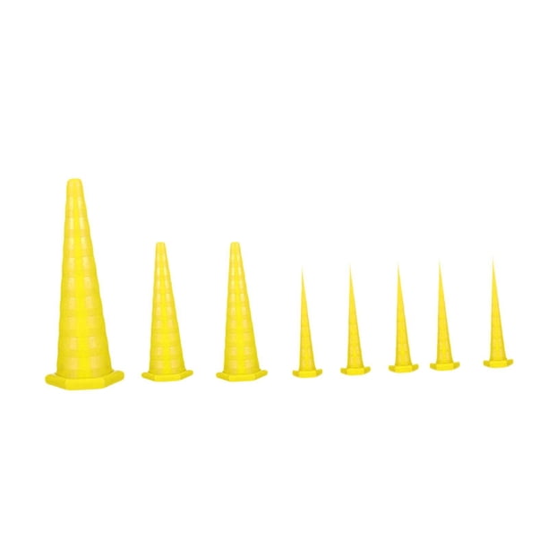 8 tapones para mangueras de aceite para sellar fugas en juntas mecánicas y tubos de aceite. Amarillo