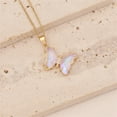 thumbnail image 1 of Jusqu'à 65 % de Rabais sur les Colliers SMihono pour Femmes Collier Papillon Dégradé Multicolore Chaîne de Clavicule Mode Tempérament, 1 of 2