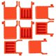 thumbnail image 1 of Constructed From ABS Material 4Pcs Woodworking Ratchet Band Clamp Blocks Designed For Securing Workpieces In Home Renovation, 1 of 5