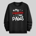 thumbnail image 5 of PNTUTB Fashion Valentine's Day Men's Print Loose Casual Crew Neck Hoodless Pullover Long Sleeves Sweatshirts, 5 of 6