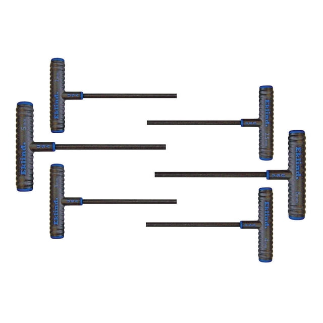 Juego de llaves hexagonales EKLIND 64606 Power-T con mango métrico mm 2-6 (15 cm)