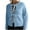 Blue, variant on Women's Sweaters for Winter Short Length Front Bow Cardigan Long Sleeve Stretch Open Front Outerwear Coats