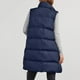 thumbnail image 4 of Chaqueta larga acolchada de largo medio con bolsillos y color liso cálido para mujer, parka de plumón sin mangas de invierno, blusa de poliéster para mujer, 4 of 6