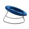 thumbnail image 3 of Urban Shop Rocking Saucer Chair, Navy Blue, 3 of 5
