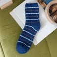 thumbnail image 2 of Uooqdmx Winter Socks for Men, Slipper Socks, Plush Socks, Soft Socks, Thick Socks, Navy One Size, 2 of 4