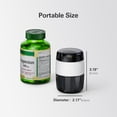 thumbnail image 3 of Pill Crusher and Cutter 3-in-1, Stainless Steel Grinder for Fine Powder with Storage Container, Black, 3 of 8