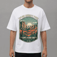 thumbnail image 5 of Men's 100% Cotton Short Sleeve Crewneck Graphic T-Shirt, Soft Breathable Moisture Wicking Casual Basic S-3XL, 5 of 7