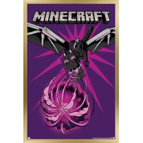 Minecraft - Dragon Wall Poster, 22.375" x 34", Framed