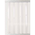 thumbnail image 2 of Polyester/PEVA Shower Curtain 70x72", Antibacterial and Mildew Resistant, Waterproof/Water-Repellent to Resist Germs, Bacteria & Mold for Everyday Use-Light Blue, 2 of 5