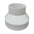 thumbnail image 1 of Reductor de conductos Reductor de conductos de aire duradero Aumentador para baño de fábrica en el hogar 150 a 100 mm Cola Conector de conducto, 1 of 7