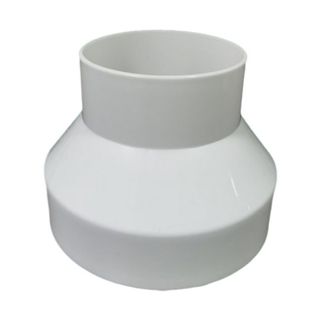 Reductor de conductos Reductor de conductos de aire duradero Aumentador para baño de fábrica en el hogar 150 a 100 mm Cola Conector de conducto