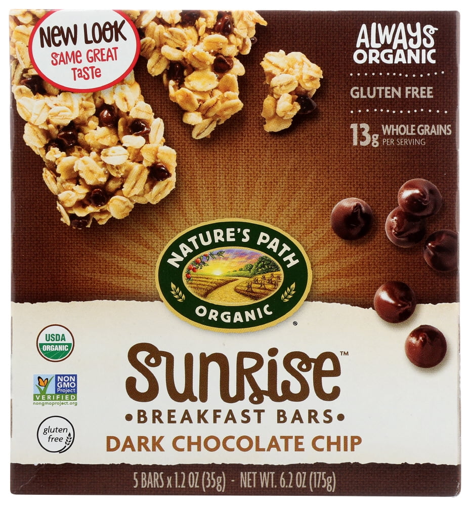 Nature'S Path Organic Granola Bar Dark Chocolate Chip, 6.2 Oz Walmart