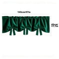 thumbnail image 3 of Talqzovs Valance Curtains,Velvet Short Curtain Window Treatment for Bedroom Living Room Kitchen 57x17.7in, 3 of 6