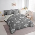 thumbnail image 3 of Castle Fairy Bohemian Aztec 7pcs Bedding Comforter Set,Hippie Tribal Queen Bedding Sets Super Cozy,Bull Skull Queen Sheet Sets,Super Cozy Western Room Decor,Reversible, 3 of 8