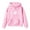 Pink, variant on Mikilon Outfits for Girls Size 1-14 Casual Pullover Hoodie Sweatshirts Solid Color Graphic Fashion Soft Clothes Fall and Winter Comfortable Round Neck Shirts