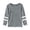 Grey, variant on Girls Long Sleeve T Shirt with Childrens Crew Neck Top Size 7-8 Years