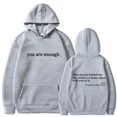 thumbnail image 3 of Autumn Winter Men Hooded Dear Person Behind Me The World Is A Better Place Print Unisex Sweatshirts, 3 of 4