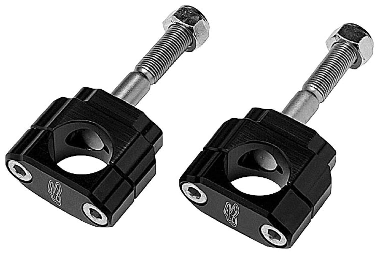 Renthal 1.125" (28.6mm) Rubber Mounted Handlebar Clamp 5mm Offset