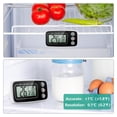 thumbnail image 3 of ORIA Refrigerator Thermometer, Fridge Thermometer with Max and Min Record, Digital Freezer Temperature Gauge for Kitchen, Home, Restaurants - 2 Pack, Black, 3 of 7