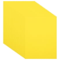Uxcell 20 Pcs Yellow EVA Foam Sheets, 11.8 x 7.87 Inches 1mm Thick Foam Sheets for Crafts