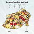 thumbnail image 2 of Fotbe Vehicles Sombrero Tipo Pescador con Estampado – Sombrero de Sol de Algodón de Moda para Playa, Golf, Pesca, 2 of 6