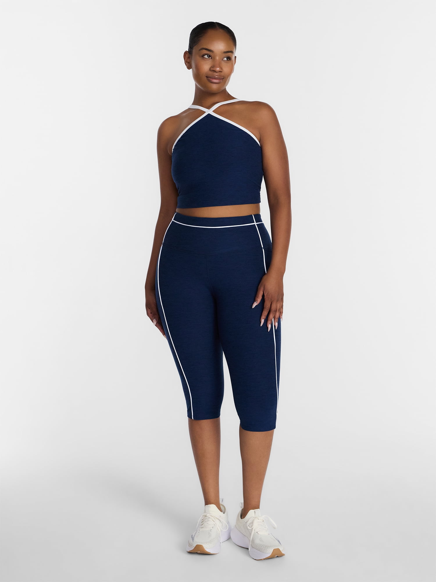 Athletic Works Women's and Women's Plus ButterCore Capris, Sizes XS-4X
