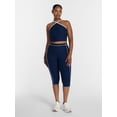 thumbnail image 2 of Athletic Works Women's and Women's Plus ButterCore Compression Capris, Sizes XS-4X, 2 of 7