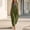Army Green, variant on Casual Dresses for Women Cotton Linen Yellow Boho Maxi Sleeveless V-Neck Strapped Swing Flowy Loose Plain Beach Long Dresses with Pockets S