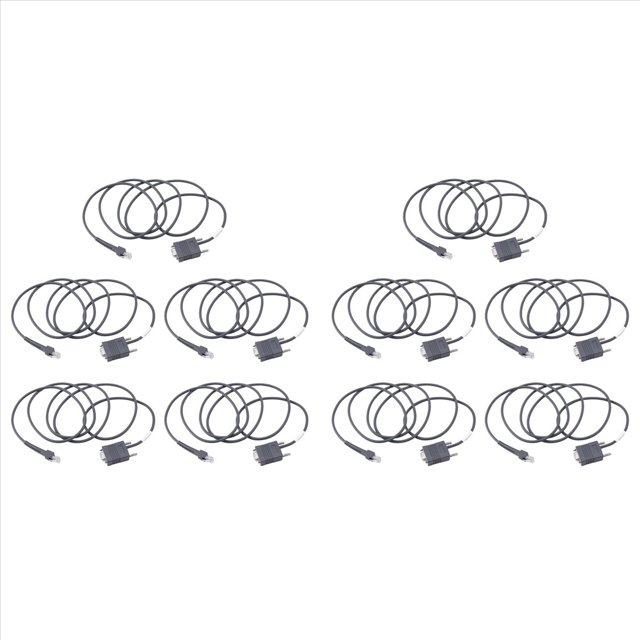 10X Ls2208 Rs232 Serial Cable Cba-R01-S07Par para Escáner de Código de Barras Símbolo Ls2208 6.5 Pies