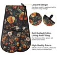 thumbnail image 2 of Yayeee Double Oven Mitt Kitchen Heat Resistant Baking 35" x7" Quilted Glove, Colorful Flower, 2 of 6