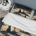 thumbnail image 4 of Designart "Samurai Silhouettes In Japanese Blue I" Japanese Bedding Covert Set - Oriental Bed Set With 2 Shams, 4 of 5