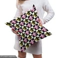 thumbnail image 4 of Ambesonne Fleur De Lis Fabric by the Yard Upholstery, Checkered Pop Art, 1 Yard, Multicolor, 4 of 4