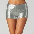 thumbnail image 7 of Shorts For Women Leopard Print Sequins High Waist Tight Shorts, 7 of 7