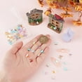 thumbnail image 3 of 1 Box 100Pcs Mini Butterfly Ornament Miniatures Tiny Resin Butterflies Cabochon Fairy Garden Statues Dollhouse Micro Landscaping Potted Decoration for Crafts Art Decor Nail Phone Charms 1set, 3 of 9