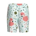 thumbnail image 2 of Haiem Cute Flamingo Men's Pajama Short with Soft Woven Cotton Elastic Waistband Sleep Short-XX-Large, 2 of 9