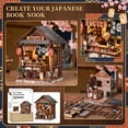 thumbnail image 4 of DIY Miniature House Japanese Izakaya, Dollhouse Kit for Adults and Teens, Booknook Tiny House Bookshelf Decor 3D Wooden Puzzle, Gifts for Family, Friends, 4 of 10