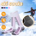thumbnail image 4 of Waterproof Long Warm Breathable Ski Socks Thicken Winter Sports Men Women Cotton, 4 of 10