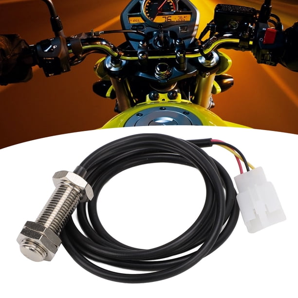 Sensor De Odómetro De Motocicleta, Ajuste Universal Cable De Sensor De Odómetro De Alta Resistencia Construcción Robusta ABS Larga Vida útil Para La Mayoría De Motocicletas