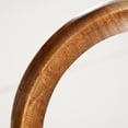 thumbnail image 6 of 9" x 14" Brown Mango Wood Circle Geometric Sculpture with Marble Stand, by DecMode, 6 of 9