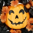 thumbnail image 3 of 21n Pumpkin Wreath decoration,Halloween Decor,by way to celebrate, 3 of 3